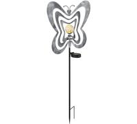 Globo Lighting Solar lámpara solar de pie 1x0.06 W negro-gris-plata 36581
