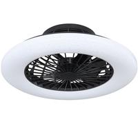 Globo Lighting Travo lámpara de techo con ventilador 1x30 W negro 03628B