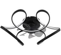 Globo Lighting Travo lámpara de techo con ventilador 1x30 W negro 03638