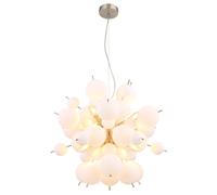 Globo Lighting Udo lámpara colgante 6x25 W blanco-negro-níquel 15633HO