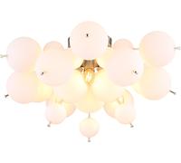 Globo Lighting Udo lámpara de techo 3x25 W blanco-níquel 15633DO