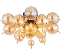 Globo Lighting Udo lámpara de techo 3x25 W negro-oro-ámbar 15633DA