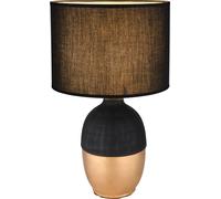 Globo Lighting Valentino lámpara de sobremesa 1x40 W negro-oro 21627B
