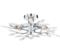 Globo Lighting Vida lámpara de techo 3x40 W cromo-cristal 63160-3