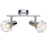 Globo Lighting Xara I lámpara de techo 2x40 W cromo 54802-2
