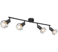 Globo Lighting Xara I lámpara de techo 4x40 W negro 54802S-4