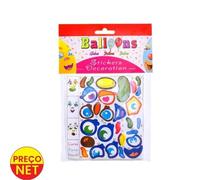 Globo Stickers Decoración Pack 10