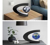 Globo terráqueo flotante magnético en forma de C, globo magnético flotante, esfera antigravedad para niños, ideal para enseñar geografía, decoración para el hogar, oficina o como regalo para el Día de