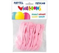 Globo vivalloons light pastel rosa claro bolsa de 10