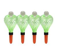 Globos de autorriego para plantas pack de 4 bulbos de vidrio con riego | Inserto de Autorriego para Macetas Usos en Hogar Jardín Invernadero Balcón Patio Porche Terraza