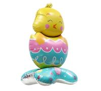 Globos de Foil de Pascua Resistentes a fugas y autosoportables para | Globos de Conejo para Decoración de Pascua para Interiores, Exteriores, Jardín, Patio, Porche, Finca, Va