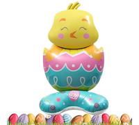 Globos de Foil de Pascua Resistentes a fugas y autosoportables para | Globos de Conejo para Decoración de Pascua Para interior, exterior, hogar, jardín, patio, porche, césped