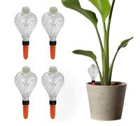 Globos de Riego por 4 Unidades de Globos con Riego Automático | Globos Regadores Automáticos para Plantas en Vacaciones Usos en Hogar Jardín Invernadero Balcón Patio Porche Terraza