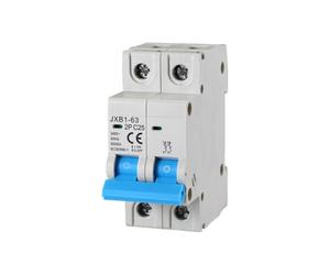 gloca Interruttore Magnetotermico Automatico 2P 25A 220V 6KA 2 Moduli DIN C25