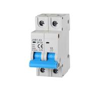 gloca Interruttore Magnetotermico Automatico 2P 6A 220V 6KA 2 Moduli DIN C6