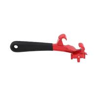 GLOGLOW Herramienta Abridor de Tambor con Llave de Tapón 3 en 1 Abrelatas de Pintura Multifuncional para Tapones de 2 Pulgadas y 3/4 Pulgadas con Ergonómico Antideslizante para Cubos de
