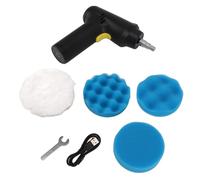 GLOGLOW Pulidora de Búfer Inalámbrica, Material ABS, 3 Velocidades Ajustables, 20000 Rpm, Ideal para Encerado y Pulido de Automóviles