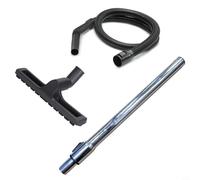Glomc Juego de manguera de cepillo de piso de vacío,Para la serie Kärcher MV NT SE,Tubo de succión de 2,5 m,Con varita de acero inoxidable y raspador,Accesorios de limpieza del hogar