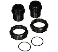 Glomc Kit de 6 filtros de piscina de fontanería para Hayward para cartucho transparente de natación y filtros de puerto de 2 pulgadas, incluye juntas tóricas, conectores deslizantes, contratuercas