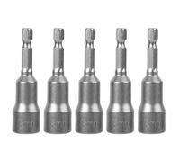 Glomora 5 Piezas de Herramienta de Dado Hexagonal magnético, Destornillador eléctrico de Acero, Adaptador de Broca magnética de 13 mm para Herramientas eléctricas, Taladros