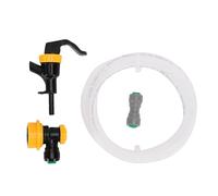 Glomora Ball Lock Kit de ensamblaje de línea de cerveza Línea de líquido de 1/4 de pulgada con adaptador de grifo para barbacoas Salidas a la playa Festivales Picnics al aire libre