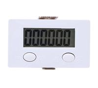 Glomora Contador digital, Contador electrónico BEM6C 6 dígitos 0 a 999999 Pantalla LCD Contador electrónico para máquina de tejer