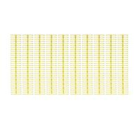 Glomora Espinas de enlace de combate de de 10pcs 10pcs, 150 páginas 30 Cornos de carpeta de plástico de anillo fácil de abrir Close Agregar 19 mm para papel A4 para el (Amarillo)