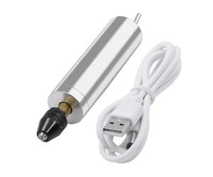 Glomora Mini bolígrafo grabador eléctrico, herramienta de grabado rotativa multifuncional alimentada por USB para hacer joyas, decoración del hogar, artesanía en metal con negro