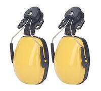 Glomora Orejeras para Casco con Cancelación de Ruido, Protector Auditivo Ajustable Acoplable, Protección Auditiva Profesional para Construcción,Fabricación y Trabajo Industrial, Paquete de 2 Unidades