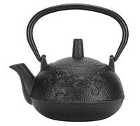 Glomora Tetera de hierro fundido de 0,3 L, imitación de estilo japonés, sin revestimiento, doble patrón de dragón chino, decoración de regalo para el hogar y la oficina