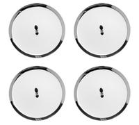 Glorex 6 7021 301 - Portavelas plateados, juego de 4 unidades, con un diámetro de aproximadamente 8 cm, para decoración