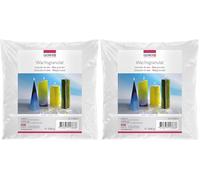 GLOREX 6 8600 9 - Cera en gránulos en Forma de Pastilla 500 g Cera para Velas a Base de parafina para la fabricación de Velas Lista para Usar (Paquete de 2)