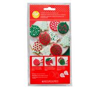 Glotomania Set Cortadores y Stencils Wilton - Galletas Navidad
