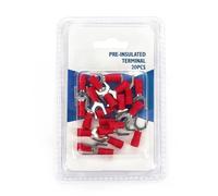 Glowster Conector preaislado SV1.25-6 rojo (20 uds./blíster). Perfecto para conexiones eléctricas seguras y duraderas. Fácil de usar, asegura un alto rendimiento. ¡Adquiérelo ya!