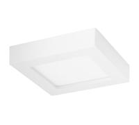 Glowster Downlight LED cuadrado de superficie 9W, luz blanca, ideal para iluminación interior y ambientes modernos.