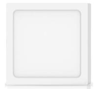 Glowster Downlight LED de superficie cuadrado 18W, luz cálida, ideal para iluminación general y decorativa en interiores.