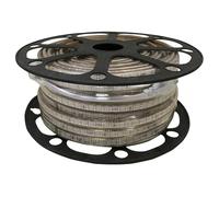 Glowster Tira LED roja de alto voltaje de 50m y 10mm para iluminación decorativa y señalización en interiores y exteriores.
