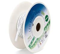 Glowster Tira LED verde de 50m y 10mm de ancho con circuito integrado, ideal para iluminación decorativa y proyectos DIY.