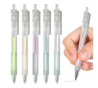 Glue Pen - ABS Resin 14cm, 6 Pieces Press-Type Adhesive, Fine Tip Needle Point | Quick Drying Office Supply, Quick-Dry Glue Stick Pen, Scrapbooking Liquid Dot Applicator For Paper Craft