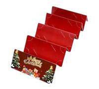 Glugahrif Soporte de dinero para Navidad - Soporte decorativo para dinero con sobre - Organizador de tarjetas de felicitación para fiestas | Para adultos y niñas, Navidad, vacaciones, cumpleaños