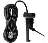 GLX-FLO-RP Sensor de Flujo para Hayward para Goldline Aquarite Systme, Reemplazo para GLXFLORP GLX-FLO-HP OPT-FS, con conector en T, rosca de 12 pulgadas, cable de 15 pies, negro/blanco (B)