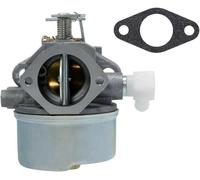 Glymzo carburador cortadora césped Filtro de Aire y Combustible del carburador para Motores Cilindros para Tecumseh Tvm220-157287j 640297 Junta Accesorios Carburador