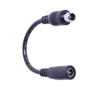 GMBYLBY Cable Adaptador de Conectores Profesionales, To 8016 | Cable DC5.5mmx2.1mm para ventilador de panel solar y luz LED, 15cm de longitud, 22AWG, negro, varios componentes