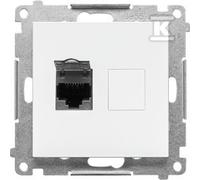 GN.1-KR.KOM.RJ45 K.6 P.BLANCO MATE SIMON5 T61.01/111
