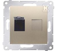 GN.KOMP.RJ45 CAT6 SOBRE ORO.MAT SIMON5 D61.01/44