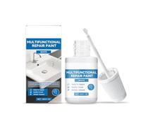 GNAUMORE Pintura De Retoque Blanco Esmalte,Pintura para Reparación De Daño,Touch Up Paint Pen,White Enamel Paint For Kitchen Appliances & Bathroom,30g