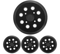 Gnellkoor 4 Pack de 5 pulgadas 8 agujeros orbital lijadora almohadillas compatibles con Ridgid R2501 R2600 R2601 R2611 R8606 Aleatorio Orbital Lijadora Reemplazo Gancho y Loop respaldo Pad piezas
