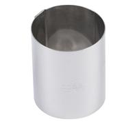 GOBEL - Anillo de acero inoxidable para pastelería Ø 14 cm - Anillo Vacherin de acero inoxidable - Altura 6 cm - Desmoldeo rápido y fácil - Calidad superior - Fabricado en Francia