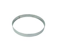 Gobel Anillos de pastelería 200 mm 45mm X | Fabricado en Francia; acero inoxidable 10/10ª, ideal espumas, entremets y bávaros; fácil desmoldeo, calidad profesional