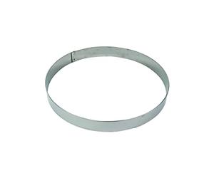 Gobel Anillos de pastelería 200 mm 45mm X | Fabricado en Francia; acero inoxidable 10/10ª, ideal espumas, entremets y bávaros; fácil desmoldeo, calidad profesional